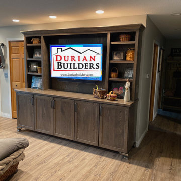 MASSIVE Morrison, IL Entertainment Center and Interior Trim Work