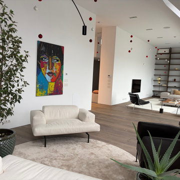 In the heart of Vienna, a penthouse furnished with Living Divani and Flexform