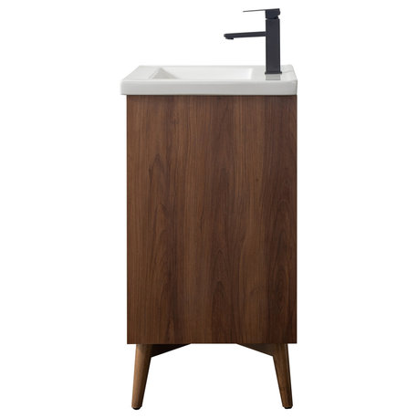 Nelson 24" Bathroom Vanity, Walnut