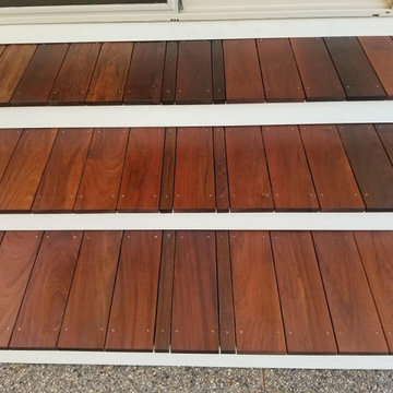 17x26' Covered Porch and exposed aggregate patio