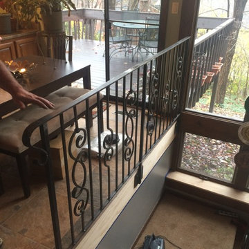 Lisa's Interior wrought iron railing