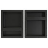 Tile Redi RNQH1620D-20DU Quadruple Niche Set, Recessed Shower Shelves