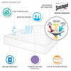 Sleep Philosophy Microfiber Waterproof Mattress Pad, White, King