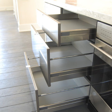 Contemporary Kitchen-Paint/Stainless Steel