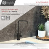 STYLISH Single Handle Stainless Steel Matte Black Drinking Water Kitchen Faucet