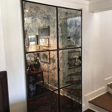 Remodel of 87 year old home with hidden equipment rack.