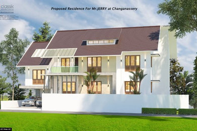 Example of a trendy home design design in Other