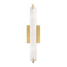 George Kovacs Tube 3-Light Wall Sconce P5044-248, Honey Gold