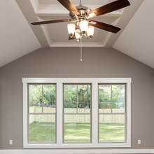Beige/Almond replacement windows