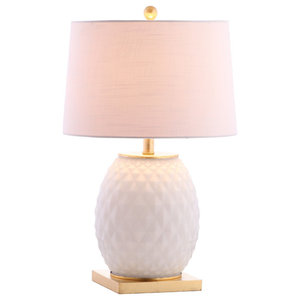 Olive Table Lamp Transitional, Uttermost Dahlina Pierced Ceramic Table Lamp