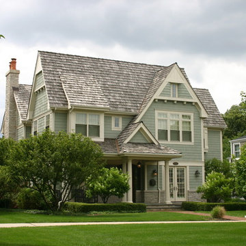 Green Nantucket Colonial Custom Home