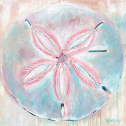 Pink Sands Sand Dollar- Sold - Paintings