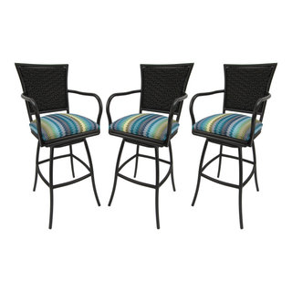 Set of 3, Outdoor/Indoor Swivel Bar Stools Erin, 30