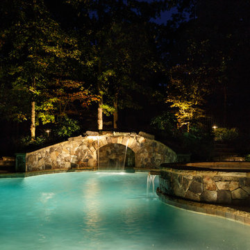 Johns Creek, GA House and Backyard Lighting Project