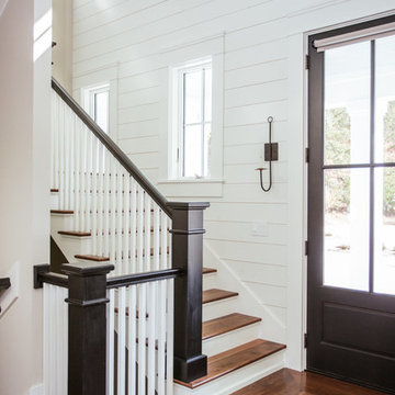 Clear Southern Pine Nickel Gap painted white
