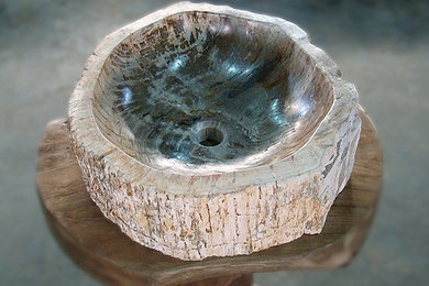 Petrified Wood Vanity Bowl/Sink #005