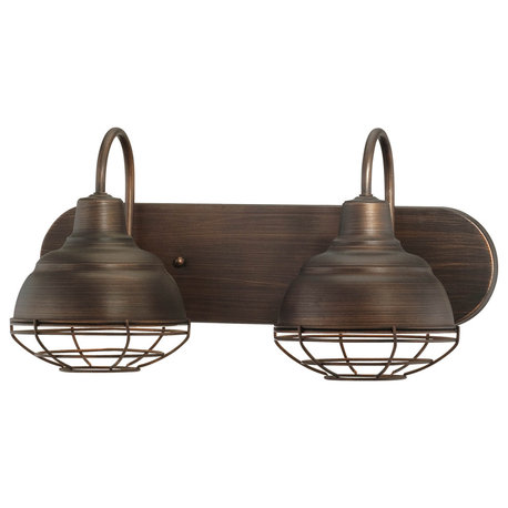 Millennium Lighting 5422 Neo-Industrial 2 Light Bathroom Vanity - Rubbed Bronze