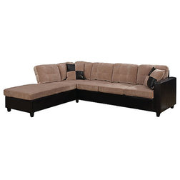 Transitional Sectional Sofas by Solrac Furniture