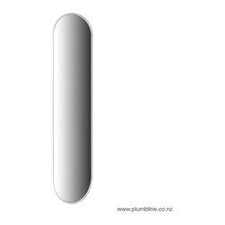 Goccia Wall Mirror 270x1200mm White - Bathroom Mirrors