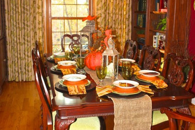 Example of a classic dining room design in Other