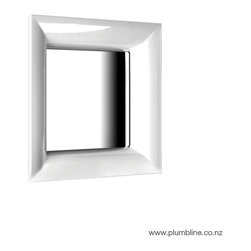 Mimi Wall Mirror 45x45cm Bright White - Bath & Spa Accessories