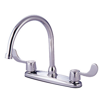 Hot-selling products we ship worldwide Chrome Chicago Faucets  201-GN8AE3-317XKAB Commercial Grade High Arch Kitchen Faucet Buy our best  brand online