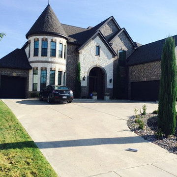 Acid Stain Driveway