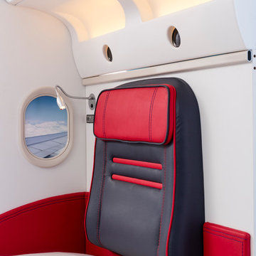 First Class Airplane Kids Bedroom