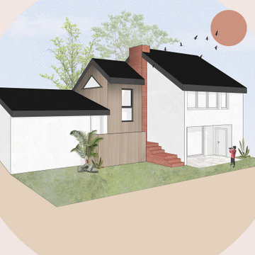 Perspektive Einfamilienhaus