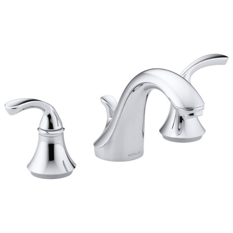 Kohler K-10272-4 Forte Widespread Bathroom Faucet - Polished Chrome