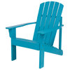 Shine Company 4626Bb Mid-Century Modern Adirondack Chair, Burnt Brown