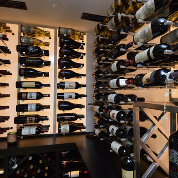 Split-Type Cooling Unit for Small Glass Wine Room
