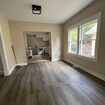 Staging of a newly renovated home in Kansas City