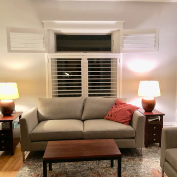 "Cafe, Double Hung" Plantation Shutter applications