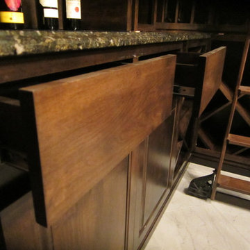 Two Functional Drawers New Orleans Wine Cellar
