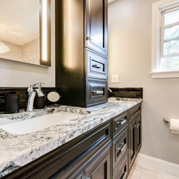 Transitional Master Bathroom Remodel Waldorf, MD