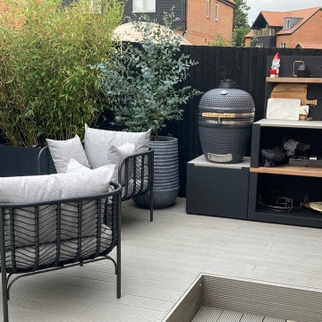 Outdoor kitchen in Winchester, Hampshire