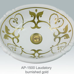 Hand Painted Drop-in Sinks by Atlantis - Bathroom Sinks