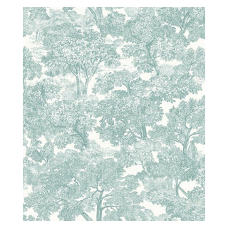 Nuwallpaper NU3037 Summer Love Teal Peel & Stick Wallpaper