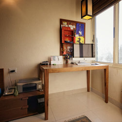 Metaphor | Writing Desk in Wood with Tapered Legs - Desks And Hutches