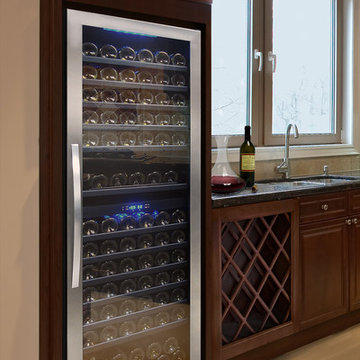 149 Bottle Seamless Dual-Zone Wine Cooler