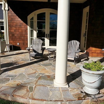Flagstone patio