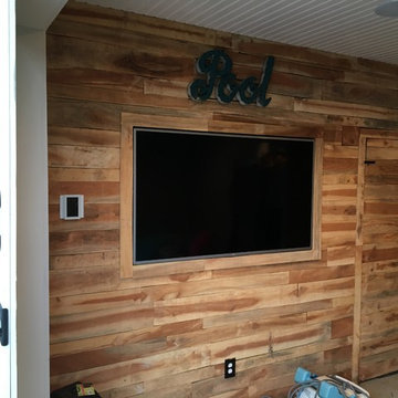 TV Installation for Outdoor Pool House