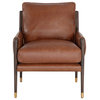 Karston Lounge Chair Brown Shalimar Tobacco Leather