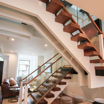 Project #68 | Ultra-Modern Staircase with Glass Landings