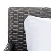 Safavieh Outdoor Cadeo Daybed Grey/White