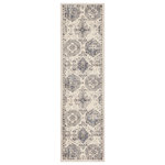 Mohawk Home - Mohawk Home Woven Aurora Area Rug, Beige, 2' 1" x 5' - Live in luxurious style with the Mohawk Home Aurora Area Rug featuring an ornamental medallion design with subtle distressing in a versatile neutral beige, cream, and grey color palette combination. Flawlessly finished with advanced machine woven technology, this area rug offers a lavish soft feel, brilliant color clarity, and richly defined details with the dependable durability needed for busy households. Available in scatters, runners, and popular sizes such as 5" x 8" and 8" x 10", this area rug is an excellent choice for adding style to a variety of spaces in your home such as the living room, dining room, bedroom, office, kitchen, hallway, entryway, and more.