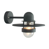 Lund Wall Light, Clear Glass