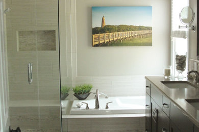 Transitional bathroom photo in Raleigh