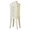 Eiffel Tower 5-Drawer Jewelry Armoire, White
